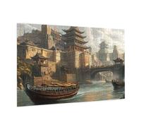 Puzzle 3000 Pezzi Roma Puzzle Adulti Paesaggio Pattern Design con Confezione Regalo, Fai Da Te Puzzles di Legno Giochi Casual Gioco di Abilità per Tutta la Famiglia, Home Room Decor 81 x 122 cm -833Y