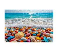 Puzzle 3000 Pezzi Spiaggia Puzzle Calcolo per Adulti e Tutta la Famiglie Dimensione 122x81cm Confezione di Alta Qualità, Classici Intrattenimento Creativo Divertenti Sfide Decorazioni Natalizie F-30