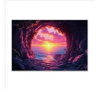 Puzzle 3000 Pezzi Tramonto Paesaggio Puzzle Grandi Dimensioni per Adulti 122 x 80cm, Adulti Difficili Impossible Giochi, Rilassamento e Intelligence, Jigsaw Personalizzato per Maschio e Femmina M-7