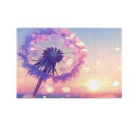 Puzzle 3000 Pezzi, Tramonto Puzzle Arte 122x81cm Jigsaw Grandi Dimensioni per Adulti, Jigsaw Giochi Intrattenimento Creativo, Gioco Familiare per Decorazione Parete, Regalo Donna Dente di leone p-713