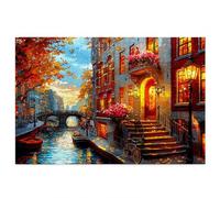 Puzzle 3000 pezzi Venezia, Autunno Puzzle Legno per Adulti, Puzzles con Squisita Scatola di Imballaggio, Giochi Educativo per Famiglie, Puzzles per Decorazioni casa, Regalo Donne, Regalo Uomo, P-96
