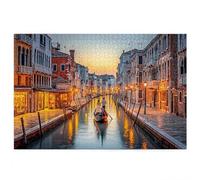 Puzzle 3000 pezzi Venezia, Puzzle 3000 pezzi Adulti, Gioco Educativo Fai Da Te con Scatola Regalo per Adulti, Legno Spesso e Resistente, Impegnativi Rompecapo, Idea Regalo Donne e Uomini,(Città) G-45