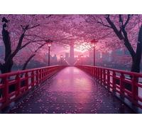 Puzzle 3000 Pieces Fiori di ciliegio Bambina Bambino 10 8 9 6 5 7 Anni Regalo Maschio Adulti Legno Paesaggio Puzzle Arte Giochi Gioco di QI Ragazzo Grandi Dimensioni 122x81cm,3000pcs Toy P-925
