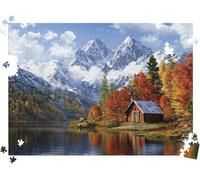 Puzzle 3000P Pezzi, Puzzle Classici 48 x 31.9 in paesaggio cabina-2 l0-314 | Puzzle Giochi Rilassamento e Intelligence, Puzzle per Gioco Familiare, Festa Aziendale, Regalo per Amore e Amico