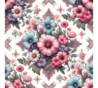 Puzzle 35 Pezzi,jigsaw puzzle per adulti 12x12 cm Datura a fiore rosa Puzzles Classici,puzzles impegnativo,Impossibile Difficile giochi per tutta la famiglia