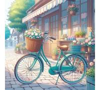 Puzzle 35 Pezzi Paesaggio Fiori Strada, Decompressivo Intellettuale Educativo Divertente Gioco Puzzle Difficile Puzzles per Adulti 35 Pezzi 30x30 cm