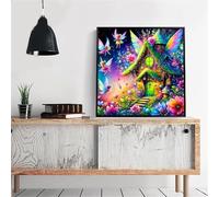 Puzzle 35 Pezzi per Adulti Casa Fiori Puzzle impossibile Gioco Antistress Sfida Difficile Puzzles per Adulti 35 Pezzi 30x30 cm