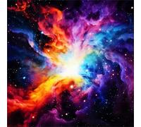 Puzzle 35 Pezzi per Adulti, puzzle 35 pezzi Impegnativo e Difficile, Perfetto per Appassionati di Puzzles Esperti, Idea Regalo Uomo e Donna, Tema:Stella colorata dell'universo