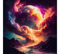 Puzzle 35 Pezzi per Adulti Spazio Fantastico Puzzle impossibile Gioco Antistress Sfida Difficile Puzzles per Adulti 35 Pezzi 30x30 cm