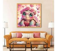 Puzzle 35 Pezzi Tartaruga Rosa, puzzle per Adulti 35 pezzi 30x30cm, Puzzles Giochi Rilassamento e Intelligence, puzzles Classici per Gioco Familiare, Festa Aziendale, Regalo Natale