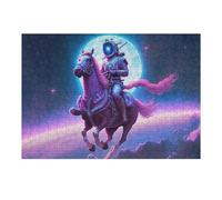 Puzzle 38x26cm/1000pcs Per Adolescenti Astronaut Riding A Unicorn in Space -1 Puzzle Giochi Per Famiglie Assemblaggio Di Modelli Regali Unici Per Compleanno E Natale 38x26cm/1000pcs