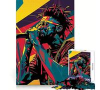Puzzle 38x26cm con vibrante performance rap, 1000 pezzi, ideale per adolescenti, stimola la creatività e il relax, perfetto per un regalo di Natale (38x26cm)