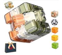 Puzzle 3D a Labirinto Grande, Cubo Labirinto 3D, Cubo Magico e Palla - Giocattolo Rompicapo Coinvolgente, Giocattolo per Allenare la Coscienza Spaziale, per Bambini e Adulti (A)