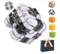 Puzzle 3D a Labirinto Grande, Cubo Labirinto 3D, Cubo Magico e Palla - Giocattolo Rompicapo Coinvolgente, Giocattolo per Allenare la Coscienza Spaziale, per Bambini e Adulti (B)