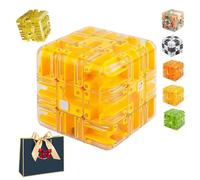 Puzzle 3D a Labirinto Grande, Cubo Labirinto 3D, Cubo Magico e Palla - Giocattolo Rompicapo Coinvolgente, Giocattolo per Allenare la Coscienza Spaziale, per Bambini e Adulti (E)