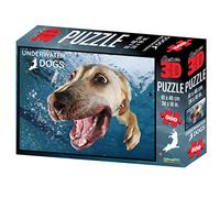 Puzzle 3D con cane sottomarino: 500 pezzi cucciolo puzzle per adulti adolescenti e divertimento in famiglia