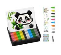 Puzzle 3D Con Chiodini A Fungo 710 Pezzi STEM Rompicapo Con Tavola Forata | Set Puzzle 3D Per Bambini, Ragazze, Adulti, Casa, Viaggio, Scuola, Campeggio, Regali di Festa, Compleanno,