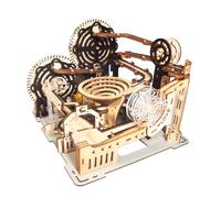 Puzzle 3D con Ingranaggi in Legno a Batteria Doppia Spirale Kit Rompicapo Regalo Festa del Papà