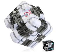 Puzzle 3D Con Palline Labirintiche A Cubo Magico, Migliora Il Riconoscimento Spaziale E Coltiva Il Pensiero Logico Adatto For Giochi Educativi For Riunioni Familiari Domestiche(Black)