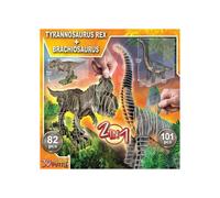 Puzzle 3D Creatura 2 IN 1 T-REX + BRACHIOSAURUS