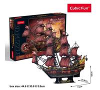 Puzzle 3D Cubic Fun Ships - Opzione luce LED da 22 a 360 pezzi scegli il mode...