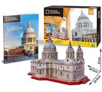 Puzzle 3D CUBICFUN NATIONAL GEOGRAPHIC - Cattedrale di San Paolo (107 pezzi)