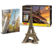 Puzzle 3D CUBICFUN National Geographic Torre Eiffel 80 pezzi