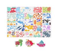 Puzzle 3D da costruire, interattivo genitore-figlio, 25 modelli in set come puzzle 3D, per scuola, camera, apprendimento, ragazze, bambini, ragazzi