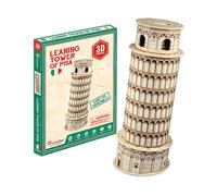 PUZZLE 3D DAM DMAL0123C91 - 8 pezzi, tema Torre di Pisa, materiale cartone