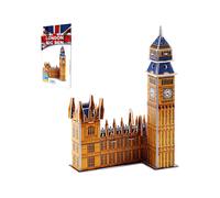 PUZZLE 3D DAM DMAY1324C41 - 34 pezzi, tema Big Ben di Londra, materiale cartone