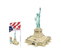 PUZZLE 3D DAM DMAY1328C30 - 22 pezzi, tema Statua della Libertà, materiale cartone