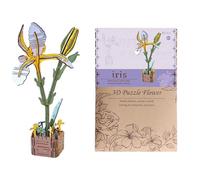 Puzzle 3D di Fiori | Creazione Floreale Divertente E Creativa - Puzzle per Bambini - Per la Decorazione della Casa, per il Fai da Te e il Rilassamento, per l'Esposizione su Scaffale e per i Progetti F