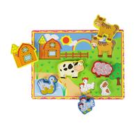 Puzzle 3D di legno Fattoria