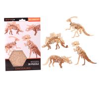 Puzzle 3D dinosauro in legno