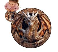 Puzzle 3D Drago - Puzzle in legno per adulti, 150 parti Drago meccanico di costruzione di visione 3D | Giocattoli di forma, lavorazione del legno, apprendimento e apprendimento unico, puzzle a