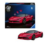 Ravensburger - Puzzle 3d Ferrari | Puzzle 3d Per Adulti E Bambini A Partire Dagli 8 Anni | Modellismo Da Costruire Adulti Di 108 Pezzi | Regalo Bambino 8 Anni E Più