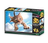 Puzzle 3D Gatto saltellante: Scintille 48 pezzi