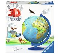 Puzzle 3D Globe terrestre 180 pieces - Ravensburger - Éducatif - Sans colle - Des 7 ans