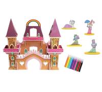 Puzzle 3D. Il nostro giocattolo per castello principessa è un gioco di costruzione che delizierà le ragazze. Questo hobby creativo è anche un'attività manuale