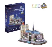 Puzzle 3D Cattedrale di Notre Dame con Luce LED
