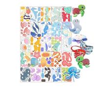 Puzzle 3D in carta | senza colla, educativo e interattivo, modello animale 3D da costruire, ragazzi in asa, studio festa