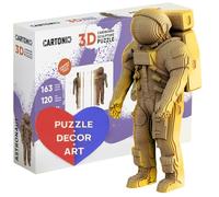 Puzzle 3D in cartone scultura astronauta, età dai 14 anni in su, 163 pezzi, ca. 18 cm di altezza
