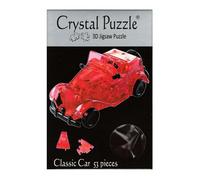 Puzzle 3D in cristallo Auto d'epoca rossa - LatestBuy