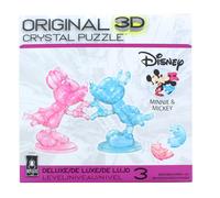 Puzzle 3D In Cristallo Di Topolino E Minnie Con Cuori 68 Pezzi