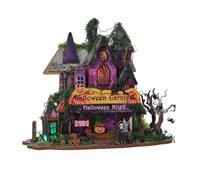 Puzzle 3D in legno a forma di casa horror fai da te, notte di Halloween, decorazione per Halloween, regalo per adulti