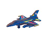 Puzzle 3D in legno aereo da combattimento