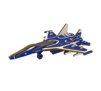 Puzzle 3D in legno Aereo da combattimento SU27
