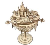 Puzzle 3D in Legno Castello nel Cielo con Carillon Kit Fai-da-Te per Adulti e Ragazzi Ispirato a Miyazaki RegaloDecorazione da Tavolo