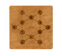 Puzzle 3D In Legno Con Numeri Romani
