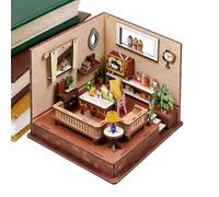 Puzzle 3D in legno da costruire, gioco rilassante genitore-figlio interattivo | Modello di casa 3D da costruire, per studenti adolescenti camera da dormitorio scuola